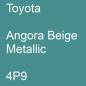 Preview: Toyota, Angora Beige Metallic, 4P9.